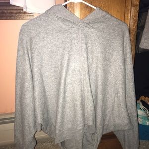 UO gray hoodie sweatshirt